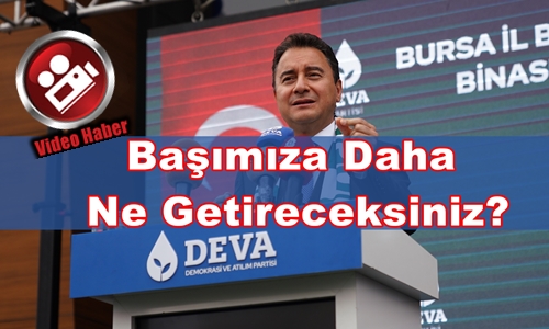 ALİ BABACAN : DERSE İHTİYACINIZ VAR !