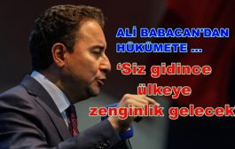 ALİ BABACAN:  ‘Sayın Bahçeli Kayyum Gibi İktidarın Başında’