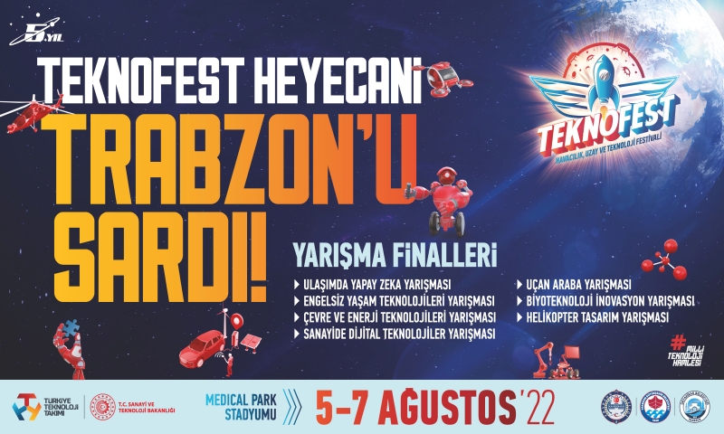 TEKNOFEST’İN ŞİMDİKİ DURAĞI TRABZON