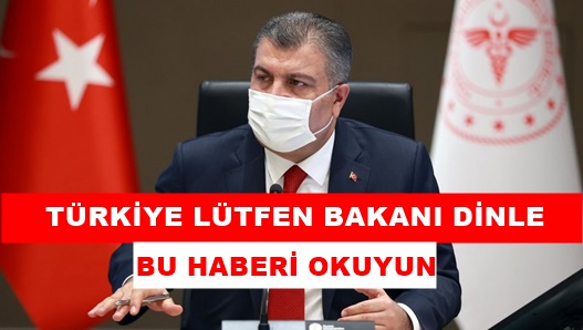 Sağlık Bakanı Koca, tek tek Anlattı!