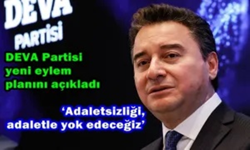 Ali Babacan : GÖZLERİNİN İÇİNE BAKARAK ADALET DİYE HAYKIRACAĞIZ