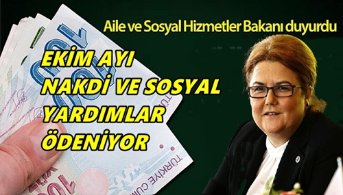 NAKDİ VE SOSYAL YARDIMLAR YAPILIYOR