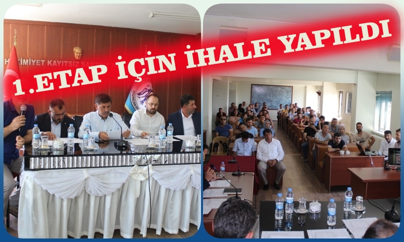 25 DAİRE İÇİN AÇIK İHALE YAPILDI...