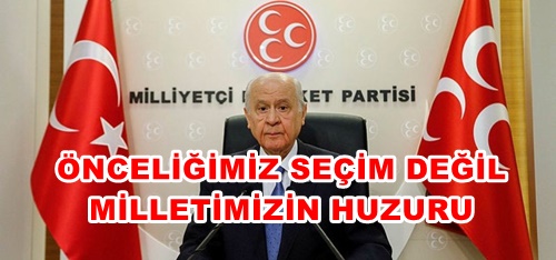 MHP CUMHUR İTTİFAKI İLE MİLLETİNİN HUZUR VE REFAHININ GÜVENCESİDİR