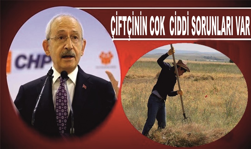 ÇİFTÇİMİZ SORUNU BİR DEĞİL BİN