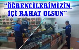 Okul Kantinlerine Sıkı Denetim!