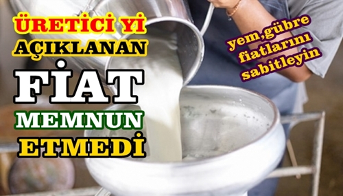 ÜRETİCİ YİNE BEKLEDİĞİNİ ALAMADI