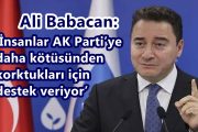 ALİ BABACAN:  