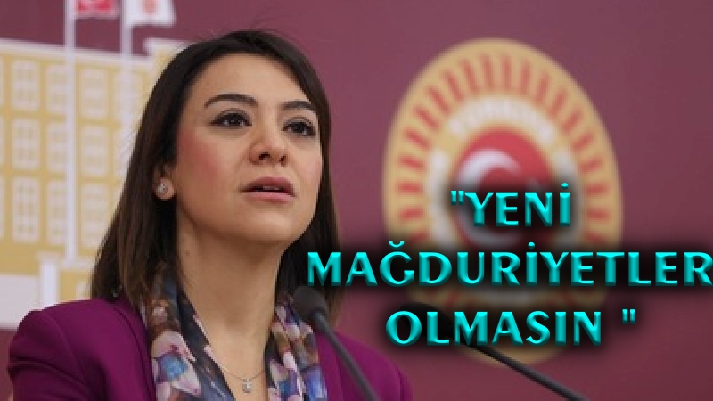 Gamze Taşcıer: “Yine Mağdur Edilecek Gruplar Olacak mı ?