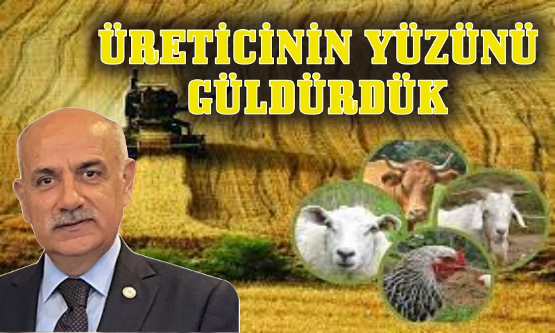 BAKAN KİRİŞÇİ:ÜRETİCİNİN YÜZÜNÜ GÜLDÜRDÜK