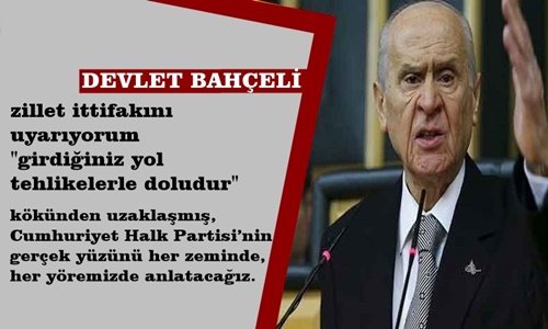 DEVLET BAHÇELİ : Türklük Tarih İçerisinde Çok Ağır Bedeller Ödenerek Kazanılmış Milli Kimliktir.