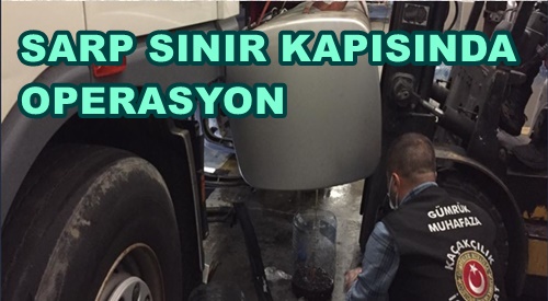 SARP SINIR KAPISINDA 480KG KAÇAK BAL YAKALANDI