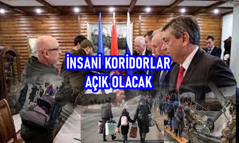 UKRANYA VE RUSYA 10 İNSANİ KORİDOR ÜZERİNDE ANLAŞTI