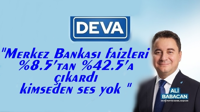 Ali Babacan “‘Faiz o kadar da sebep değilmiş’ demiyor”